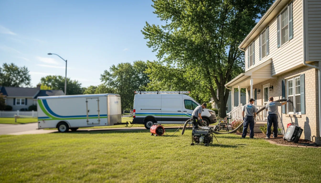 Flooded Basement Restoration And Cleanup With Repair in Sidney, IL near me